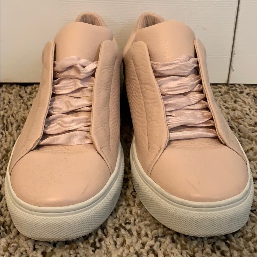 Light pink sneakers